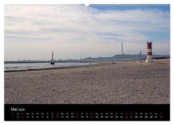 Produktbild: Helgoland - idyllische Nordseeinsel (hochwertiger Premium Wandkalender 2026 DIN A2 quer), Kunstdruck in Hochglanz