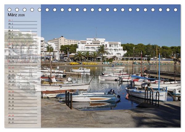 Produktbild: Zauberhaftes Ibiza - Terminplaner (Tischkalender 2026 DIN A5 quer), CALVENDO Monatskalender