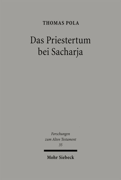 Produktbild: Das Priestertum bei Sacharja