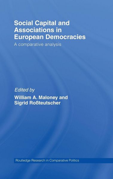 Produktbild: Social Capital and Associations in European Democracies