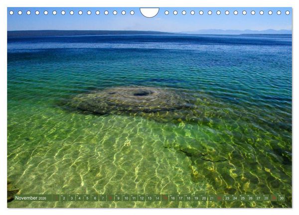 Produktbild: Der Yellowstone Nationalpark (Wandkalender 2026 DIN A4 quer), CALVENDO Monatskalender