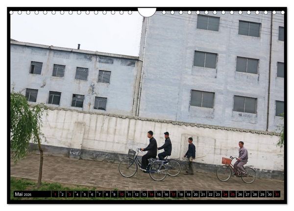 Produktbild: Nordkorea - Die gro&szlig;e Leere (Wandkalender 2026 DIN A4 quer), CALVENDO Monatskalender