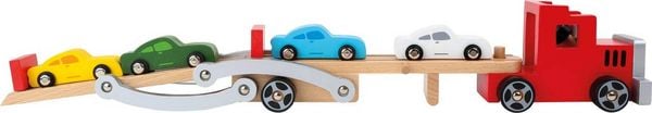 Produktbild: small foot Autotransporter Klassik aus Holz f&uuml;r 4 Autos