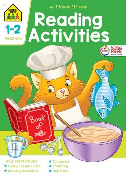 Produktbild: School Zone Reading Activities Grades 1-2 Workbook