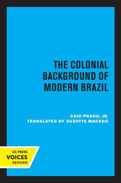 Produktbild: The Colonial Background of Modern Brazil