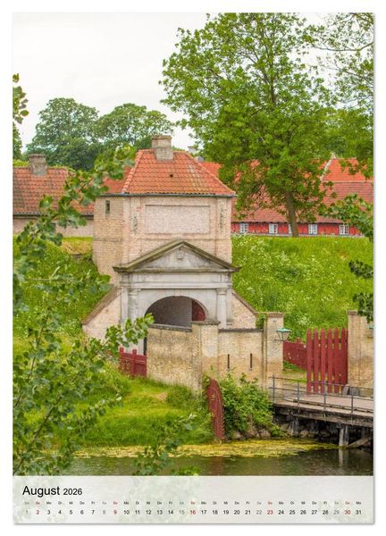 Produktbild: Historisches Seeland &ndash; D&auml;nemarks architektonische Sch&auml;tze (Wandkalender 2026 DIN A3 hoch), CALVENDO Monatskalender
