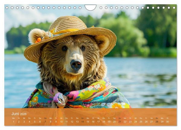 Produktbild: B&auml;rige Noblesse im modischen Portrait. Eleganz und Klasse (Wandkalender 2026 DIN A4 quer), CALVENDO Monatskalender