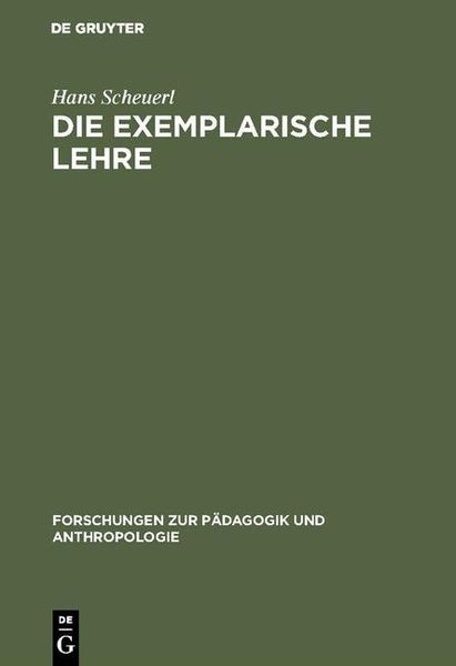 Produktbild: Die exemplarische Lehre