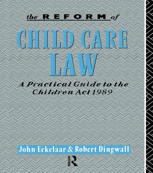 Produktbild: The Reform of Child Care Law