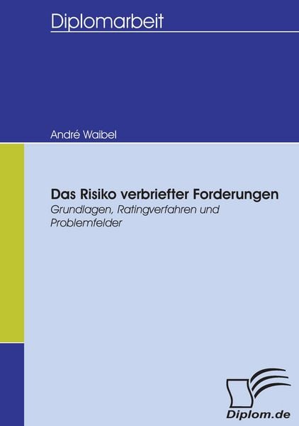 Produktbild: Das Risiko verbriefter Forderungen