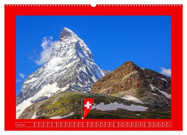 Produktbild: Die H&ouml;chsten der Alpen (Wandkalender 2026 DIN A2 quer), CALVENDO Monatskalender