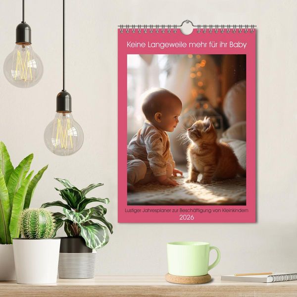 Produktbild: Keine Langeweile mehr f&uuml;r ihr Baby (Wandkalender 2026 DIN A4 hoch), CALVENDO Monatskalender