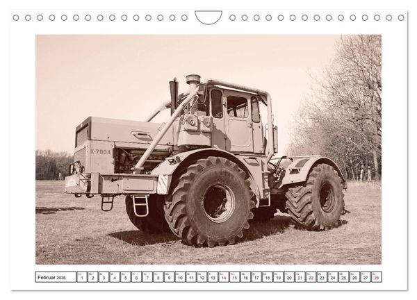 Produktbild: Von Lanz Bulldog bis Hanomag Traktor - Klassiker 1926 - 1975 (Wandkalender 2026 DIN A4 quer), CALVENDO Monatskalender