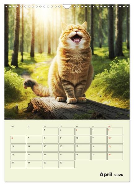 Produktbild: Jetzt ist die Katze aus dem Sack! Katzenspa&szlig; vom Feinsten! (Wandkalender 2026 DIN A3 hoch), CALVENDO Monatskalender