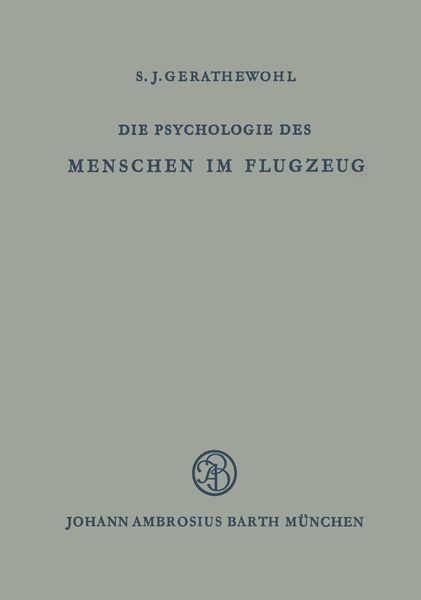 Produktbild: Die Psychologie des Menschen im Flugzeug