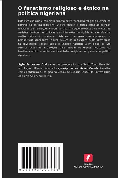 Produktbild: O fanatismo religioso e &eacute;tnico na pol&iacute;tica nigeriana