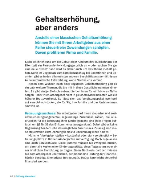 Produktbild: Mehr Geld f&uuml;r Eltern