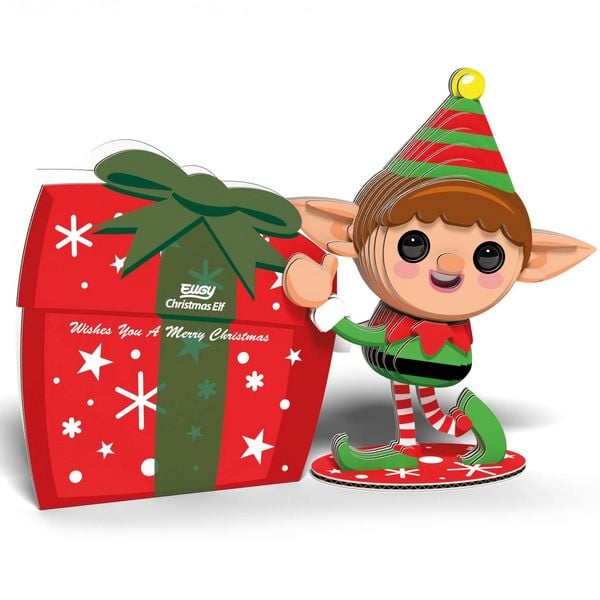 Produktbild: EUGY - 3D Bastelset Weihnachtself