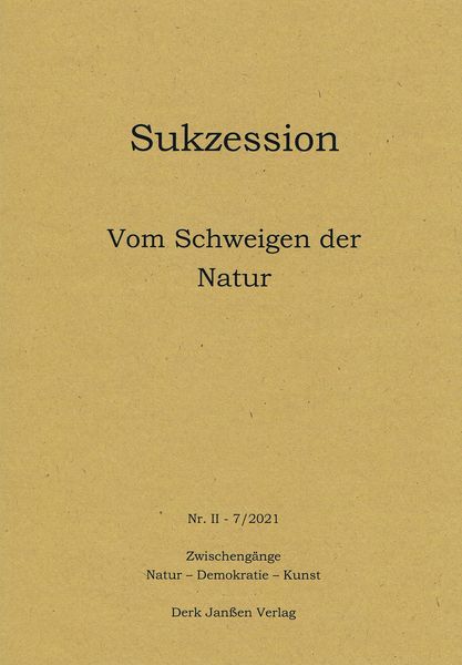 Produktbild: Vom Schweigen der Natur