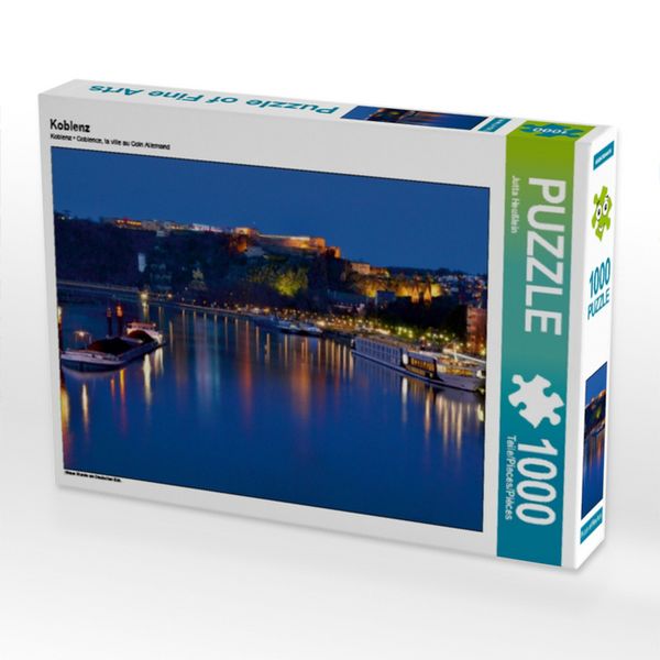 CALVENDO Puzzle Koblenz | 1000 Teile Lege-Größe 64x48cm Foto-Puzzle für glückliche Stunden