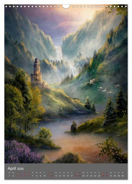 Produktbild: Das Grenzland (Wandkalender 2026 DIN A3 hoch), CALVENDO Monatskalender