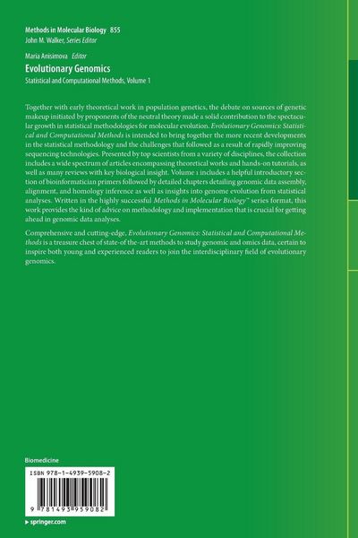 Produktbild: Evolutionary Genomics