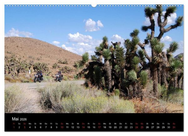 Produktbild: Born to be Wild - Mit der Harley durch den S&uuml;dwesten der USA (Wandkalender 2026 DIN A2 quer), CALVENDO Monatskalender