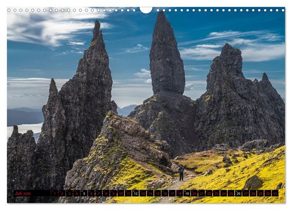 Produktbild: Raue Sch&ouml;nheit - Isle of Skye (Wandkalender 2026 DIN A3 quer), CALVENDO Monatskalender