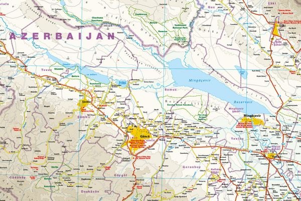 Produktbild: Reise Know-How Landkarte Aserbaidschan | Azerbaijan (1:400.000)