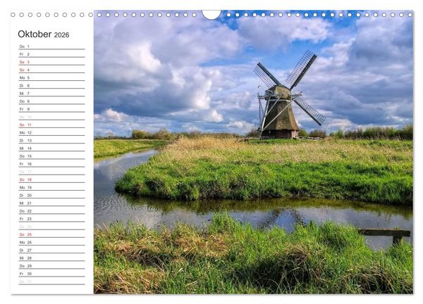 Produktbild: Ostfriesland - zwischen Watt und Moor (Wandkalender 2026 DIN A3 quer), CALVENDO Monatskalender
