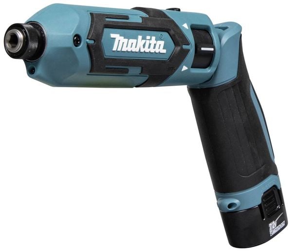 Produktbild: Makita TD022DSE Schlagschrauber 7.2V 1.5Ah Li-Ion inkl. 2. Akku, inkl. Tasche
