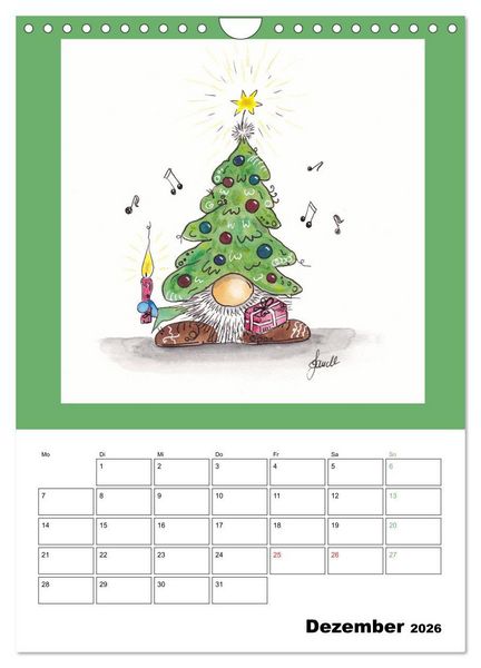 Produktbild: WichtelParade (Wandkalender 2026 DIN A4 hoch), CALVENDO Monatskalender