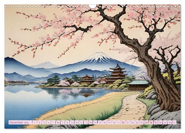 Produktbild: Hanami in Japan (Wandkalender 2026 DIN A3 quer), CALVENDO Monatskalender