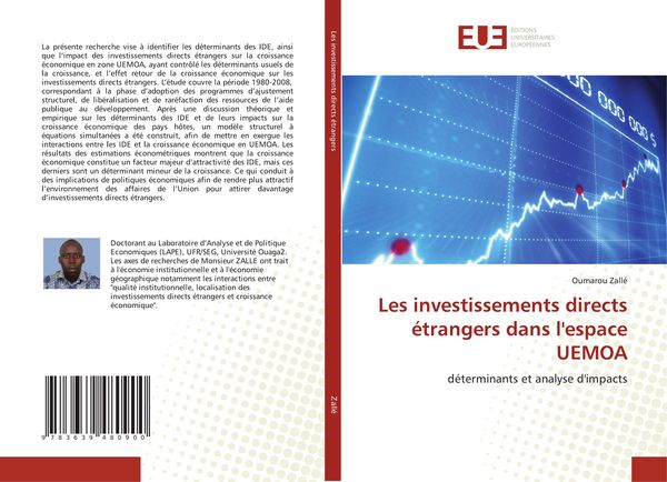 Produktbild: Les investissements directs &eacute;trangers dans l'espace UEMOA