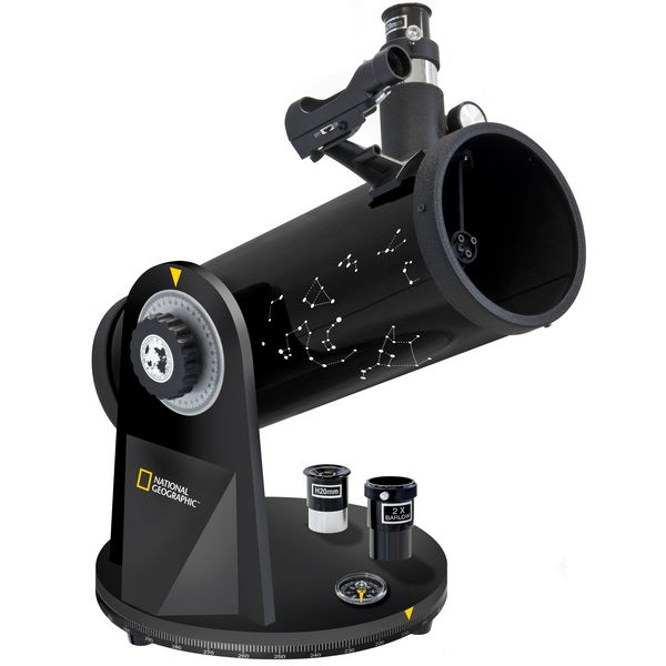 Produktbild: Bresser 12751 - NATIONAL GEOGRAPHIC Kompakt Spiegel-Teleskop 114/500 f&uuml;r Einsteiger