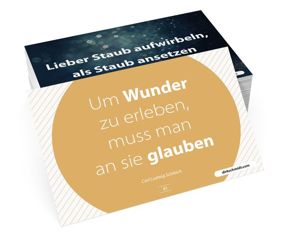 Produktbild: MUTivationsbox - 101 Zitate auf Designerpostkarten für deine Motivation
