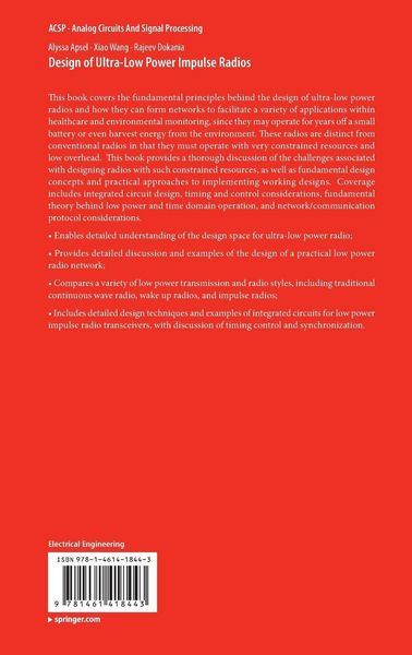 Produktbild: Design of Ultra-Low Power Impulse Radios