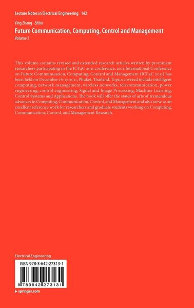Produktbild: Future Communication, Computing, Control and Management