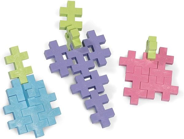 Produktbild: 100 Kreativ Bausteine BIG Pastell