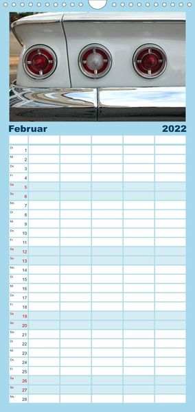 Produktbild: Familienplaner Classic Cars (Wandkalender 2022 , 21 cm x 45 cm, hoch)