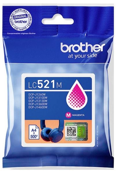 Produktbild: Brother Druckerpatrone LC521M - Magenta - original - Ki Original Magenta LC521M