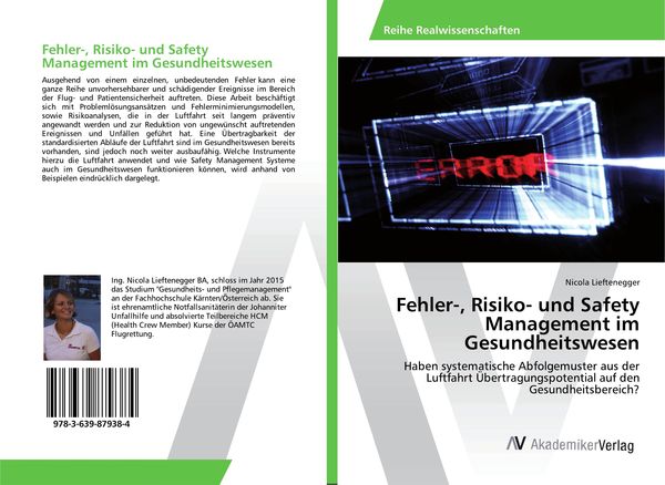 Produktbild: Fehler-, Risiko- und Safety Management im Gesundheitswesen