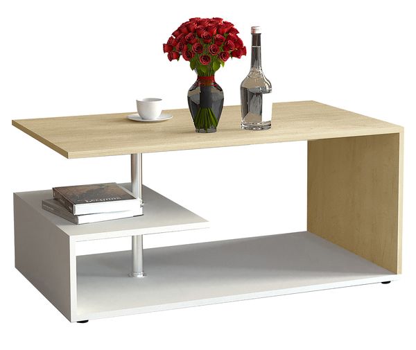Produktbild: Holz Sofatisch Couchtisch Wohnzimmertisch Maliso M