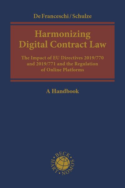 Produktbild: Harmonizing Digital Contract Law