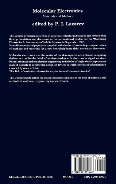 Produktbild: Molecular Electronics