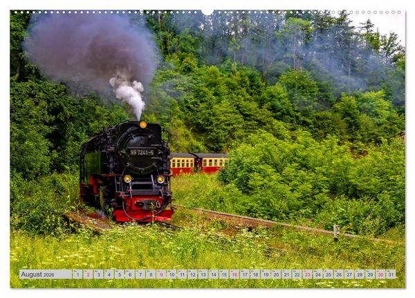 Produktbild: Harzer Dampfmomente (Wandkalender 2026 DIN A2 quer), CALVENDO Monatskalender