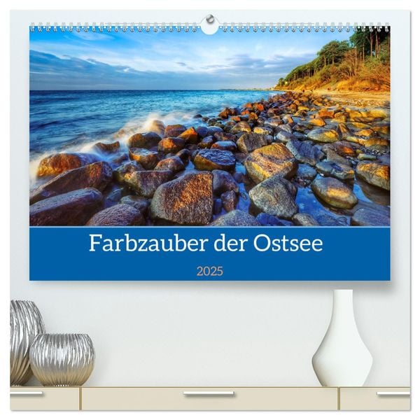 Farbzauber der Ostsee (hochwertiger Premium Wandkalender 2025 DIN A2 quer), Kunstdruck in Hochglanz