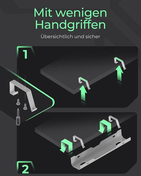 Produktbild: ICY BOX Kabelkanal Wei&szlig; (B x H x T) 125 x 90 x 610mm 1 St. IB-EWA100W-CM