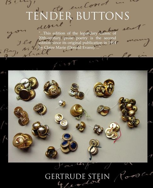 Produktbild: Tender Buttons Objects--Food--Rooms