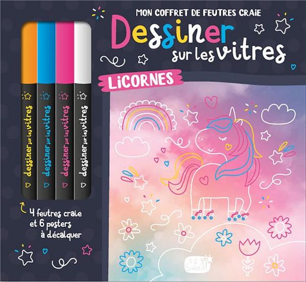 Produktbild: Licornes - Dessiner sur les vitres